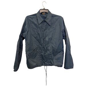 Swingster Navy Snap-Front Lightweight Windbreaker Jacket  Size L